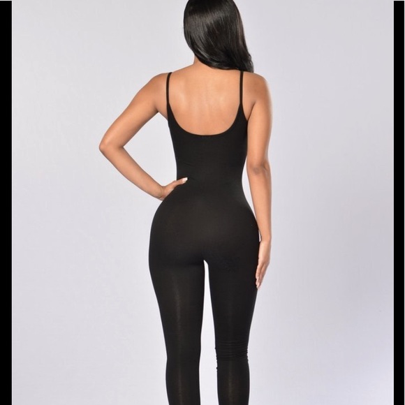 Black Fashion Nova Jumpsuit - Picture 3 of 3